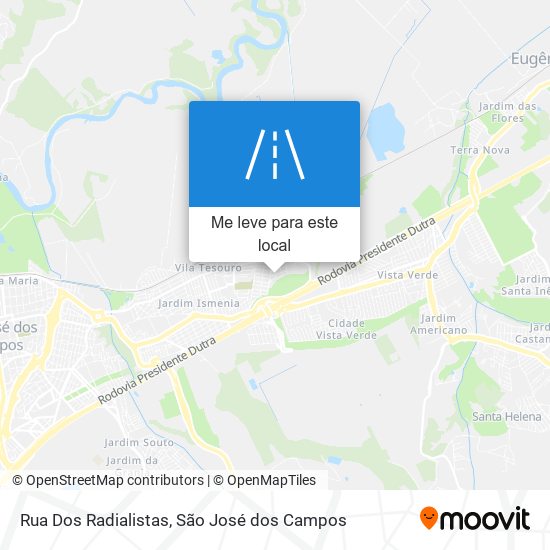 Rua Dos Radialistas mapa