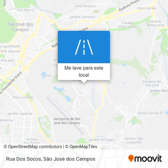 Rua Dos Socos mapa