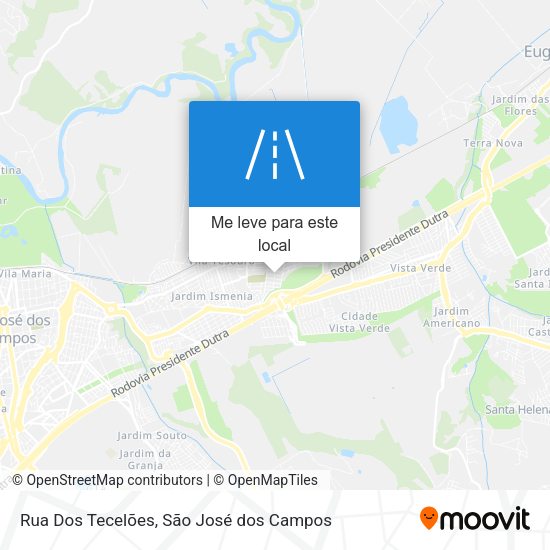 Rua Dos Tecelões mapa