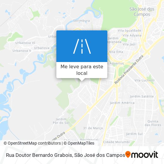 Rua Doutor Bernardo Grabois mapa