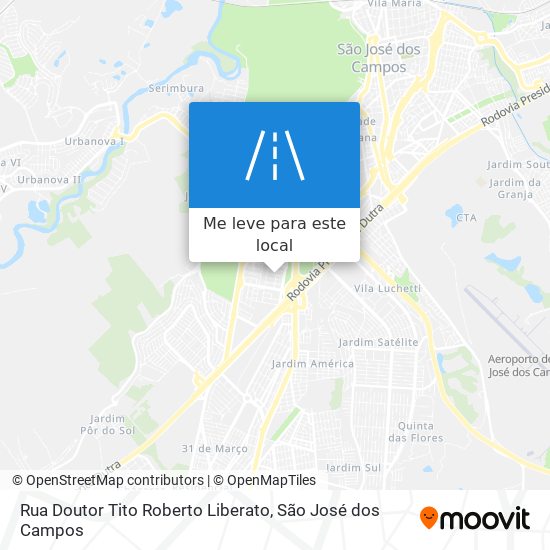 Rua Doutor Tito Roberto Liberato mapa