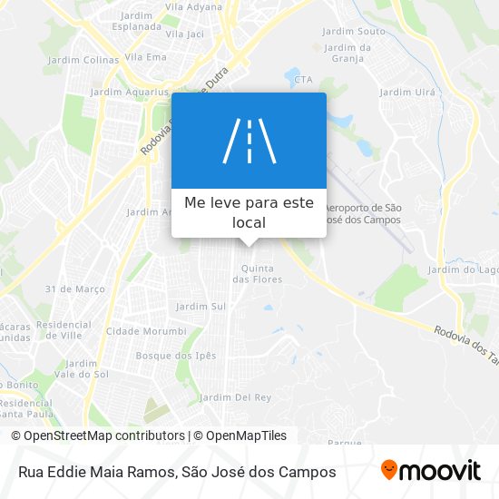 Rua Eddie Maia Ramos mapa