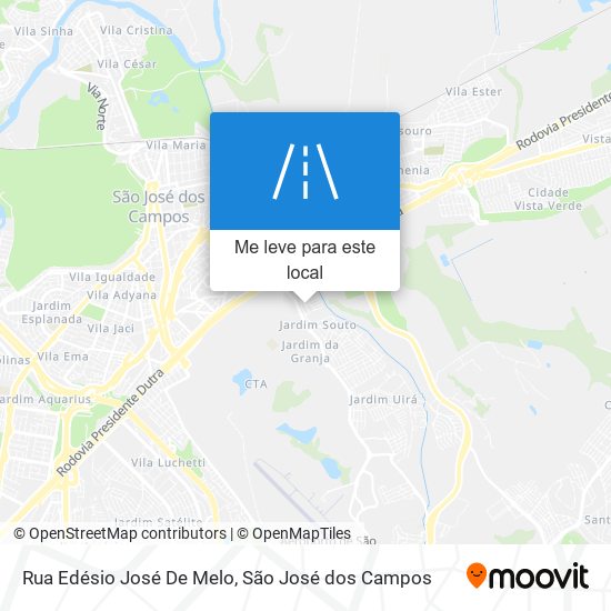 Rua Edésio José De Melo mapa