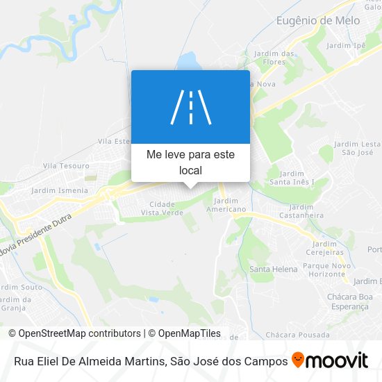 Rua Eliel De Almeida Martins mapa