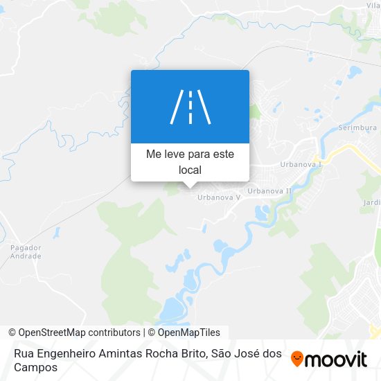 Rua Engenheiro Amintas Rocha Brito mapa