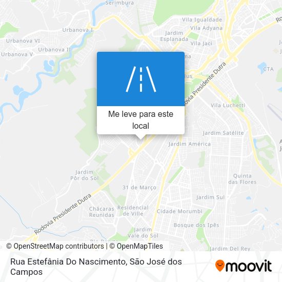 Rua Estefânia Do Nascimento mapa