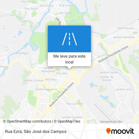 Rua Ezra mapa