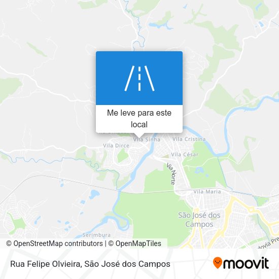 Rua Felipe Olvieira mapa