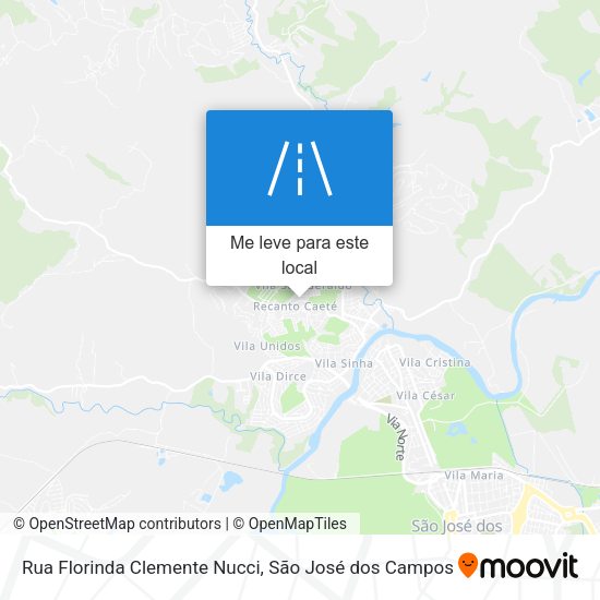 Rua Florinda Clemente Nucci mapa