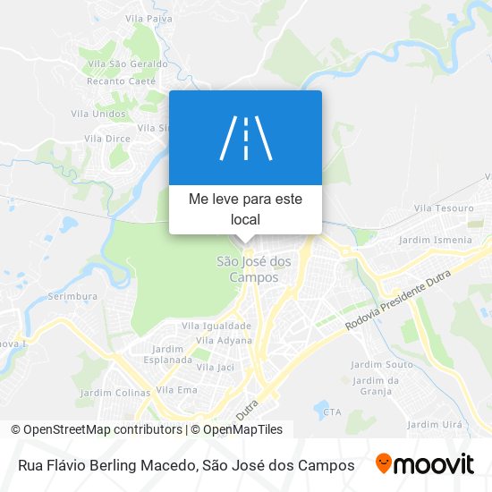 Rua Flávio Berling Macedo mapa