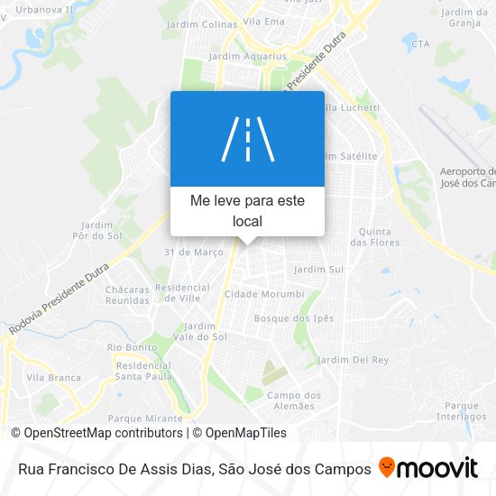 Rua Francisco De Assis Dias mapa