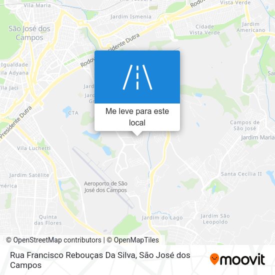 Rua Francisco Rebouças Da Silva mapa