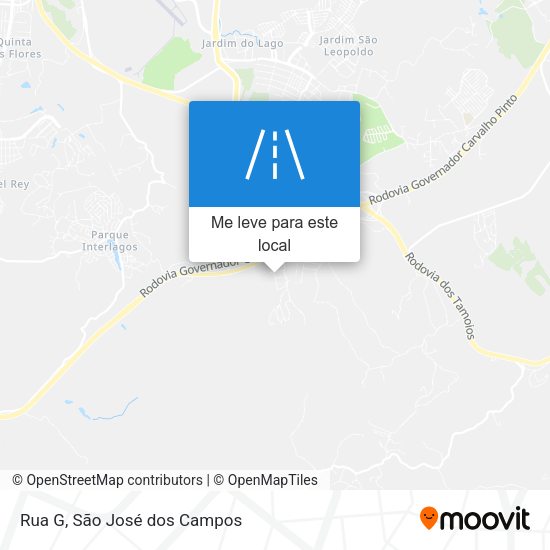 Rua G mapa