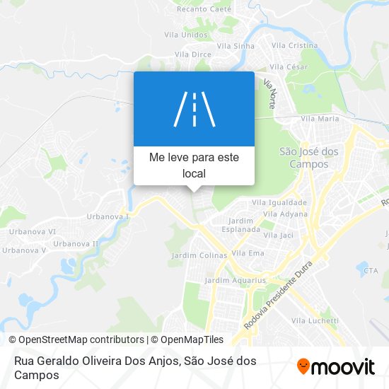 Rua Geraldo Oliveira Dos Anjos mapa