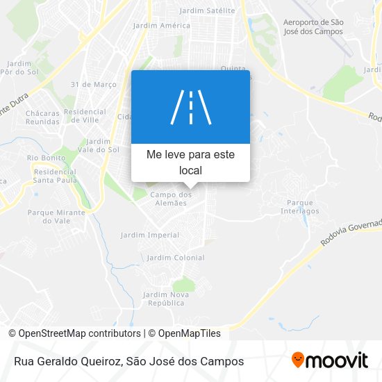 Rua Geraldo Queiroz mapa