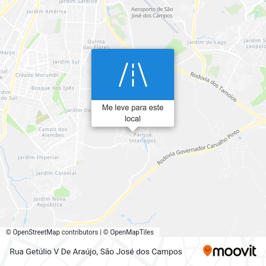 Rua Getúlio V De Araújo mapa