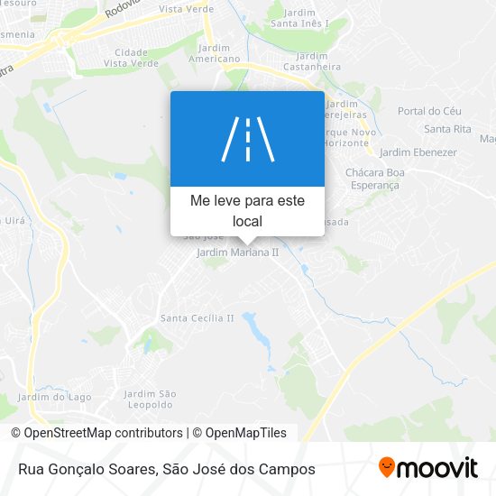 Rua Gonçalo Soares mapa
