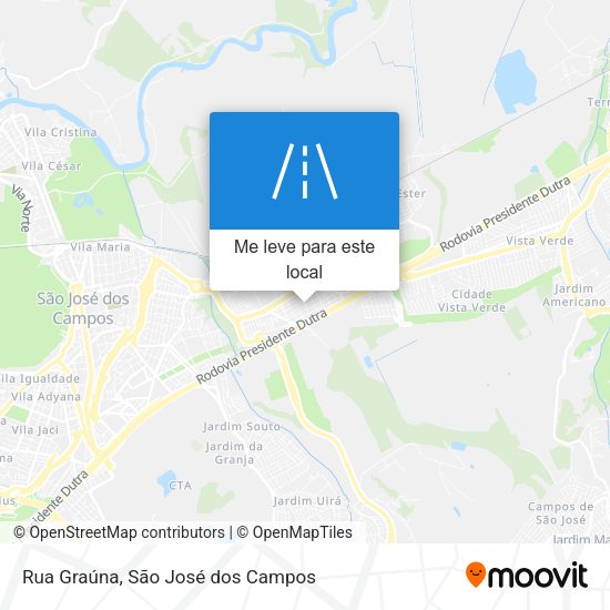 Rua Graúna mapa