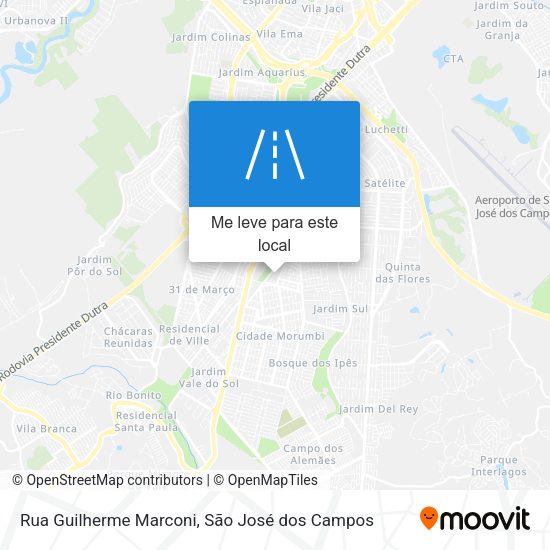 Rua Guilherme Marconi mapa