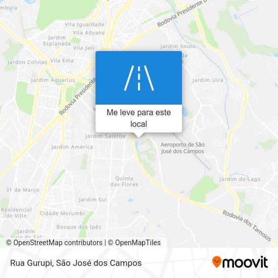 Rua Gurupi mapa