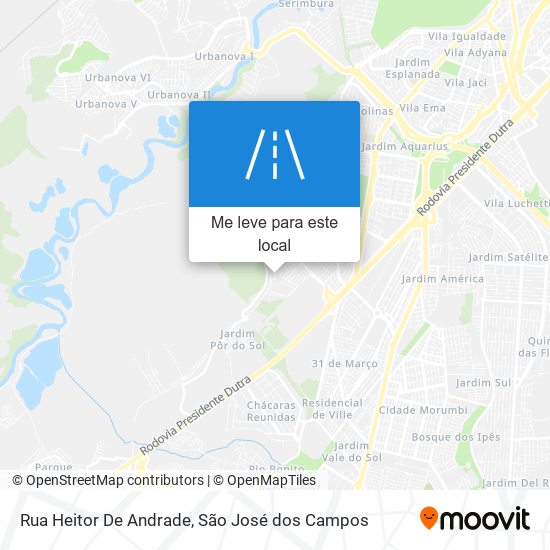 Rua Heitor De Andrade mapa