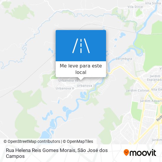 Rua Helena Reis Gomes Morais mapa