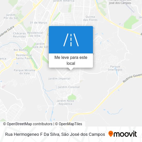 Rua Hermogeneo F Da Silva mapa