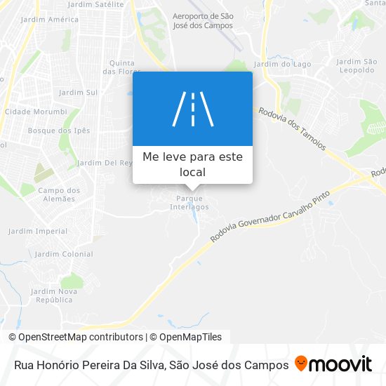 Rua Honório Pereira Da Silva mapa