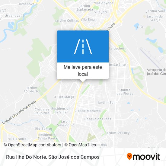 Rua Ilha Do Norte mapa