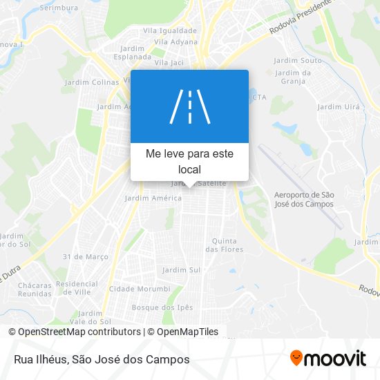 Rua Ilhéus mapa