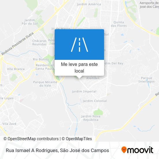 Rua Ismael A Rodrigues mapa