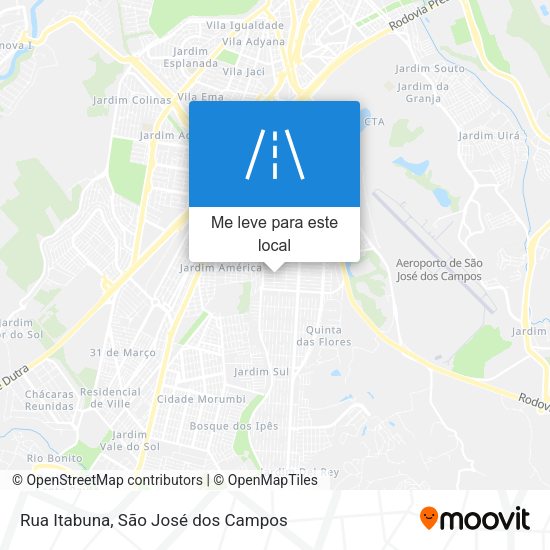 Rua Itabuna mapa