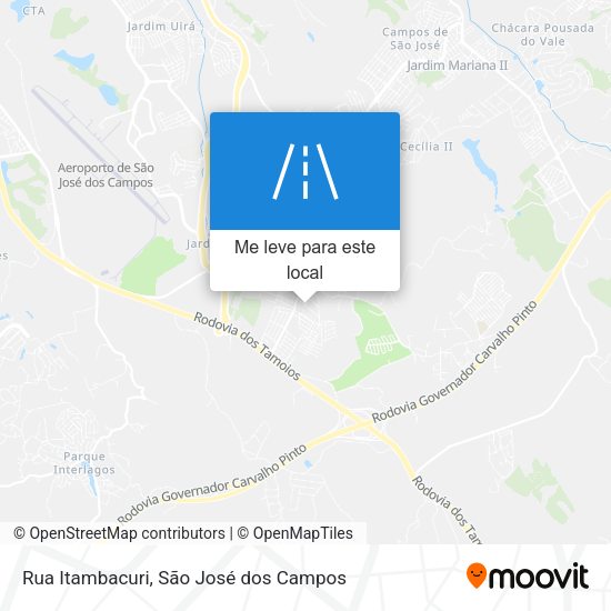 Rua Itambacuri mapa