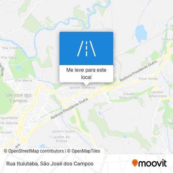 Rua Ituiutaba mapa