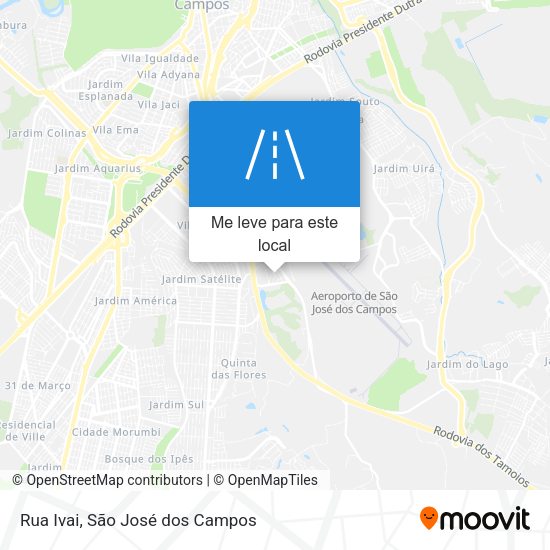 Rua Ivai mapa