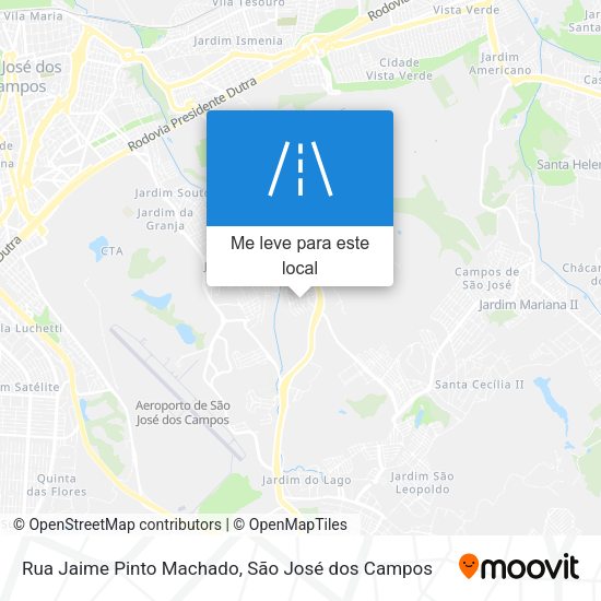 Rua Jaime Pinto Machado mapa