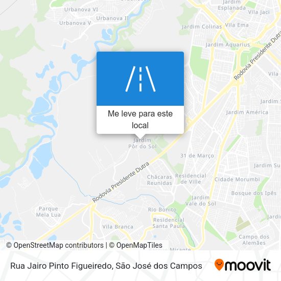 Rua Jairo Pinto Figueiredo mapa