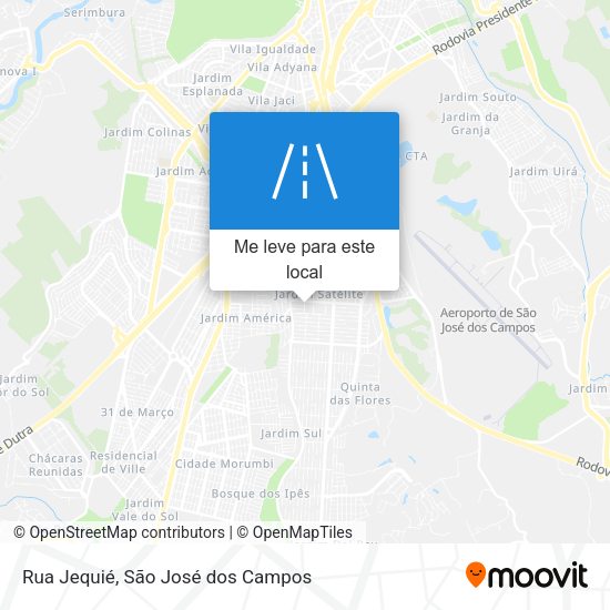 Rua Jequié mapa
