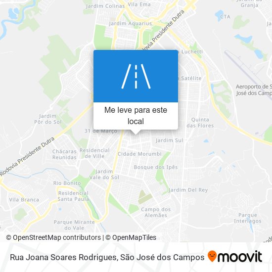 Rua Joana Soares Rodrigues mapa