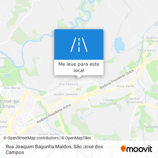 Rua Joaquim Bagunha Maldos mapa