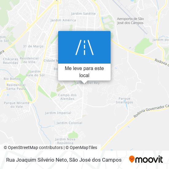 Rua Joaquim Silvério Neto mapa