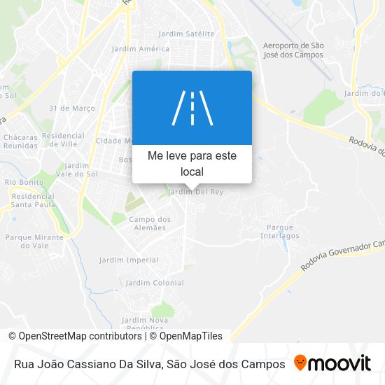 Rua João Cassiano Da Silva mapa