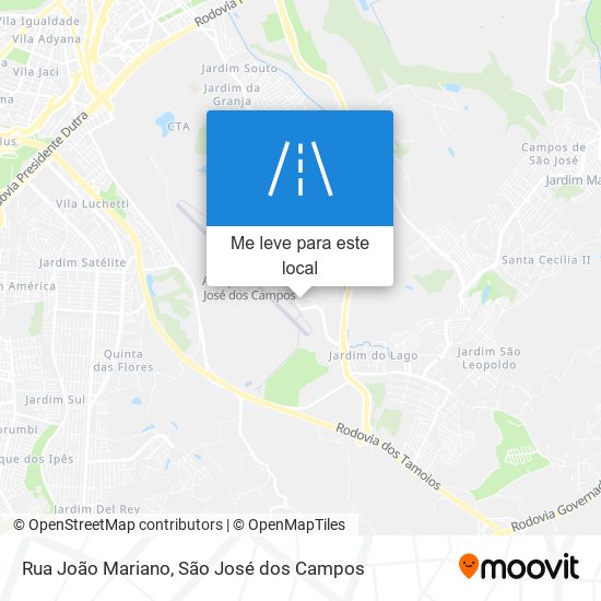 Rua João Mariano mapa