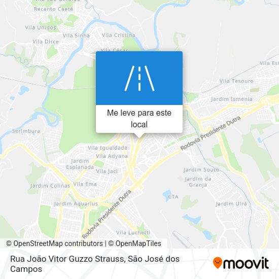 Rua João Vitor Guzzo Strauss mapa