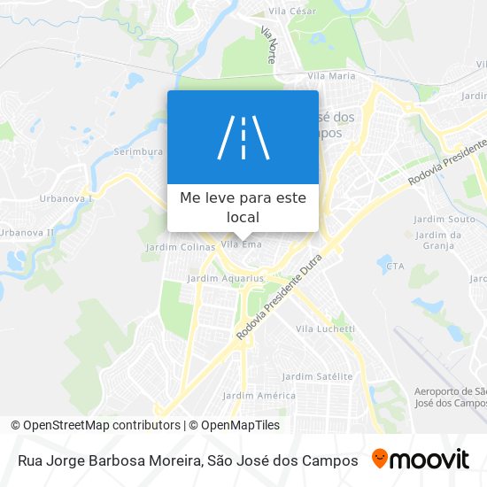 Rua Jorge Barbosa Moreira mapa