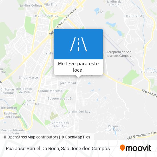 Rua José Baruel Da Rosa mapa