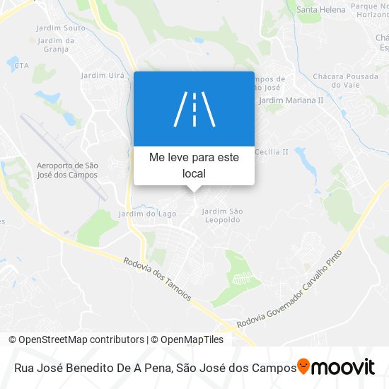 Rua José Benedito De A Pena mapa