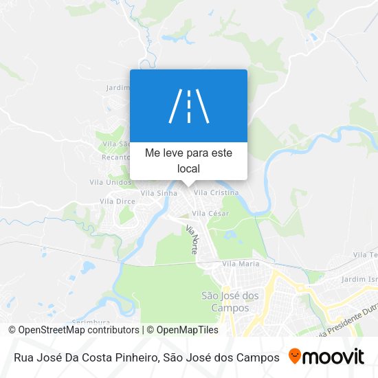 Rua José Da Costa Pinheiro mapa