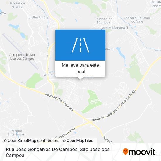 Rua José Gonçalves De Campos mapa