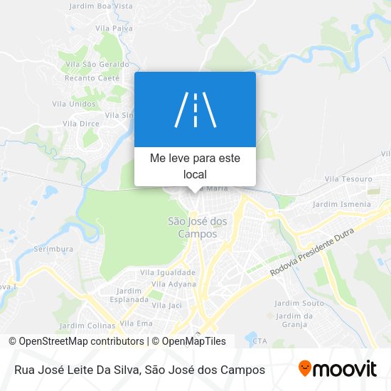 Rua José Leite Da Silva mapa